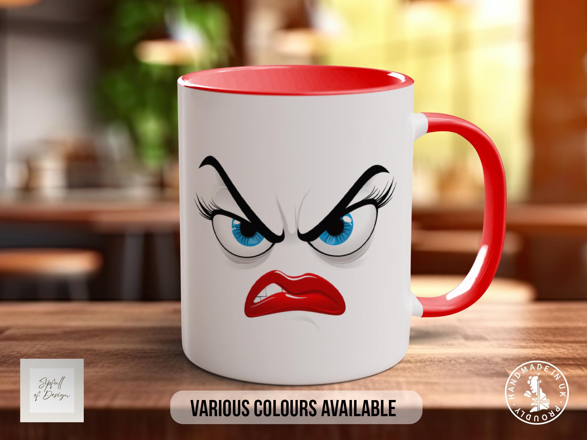 Funny Faces Mug - Sarcastic Coloured Mug Design 5